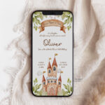 Prince Birthday Party Invitation - Text Message Electronic Party E-Invite
